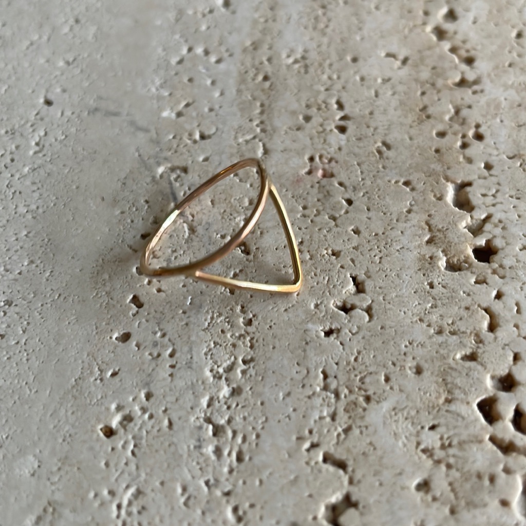 Triangle Gold Ring